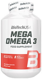 Омега BioTech — Mega Omega 3 (180 капсул)