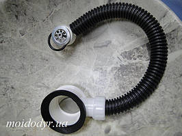 Система переливу для умивальника з штучного каменю, акрилу