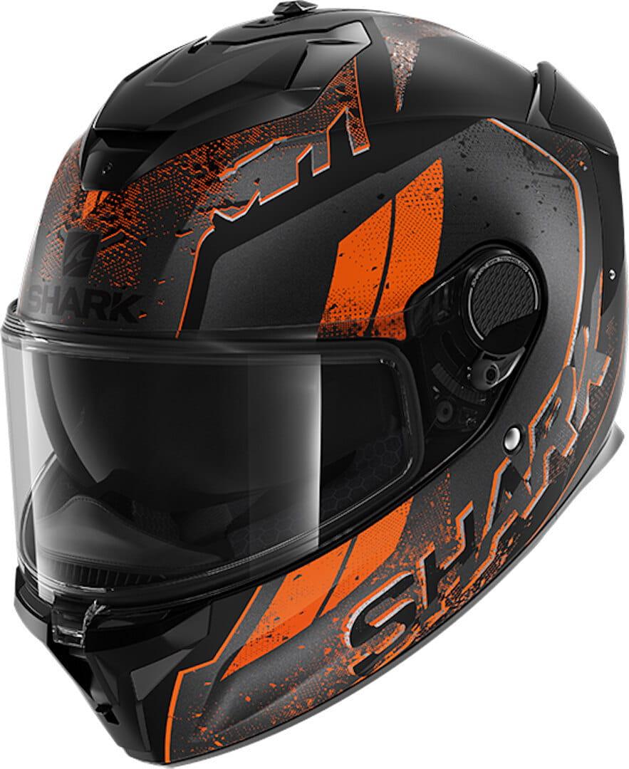 Мотошолом Shark Spartan GT Ryser (жовтогарячий)