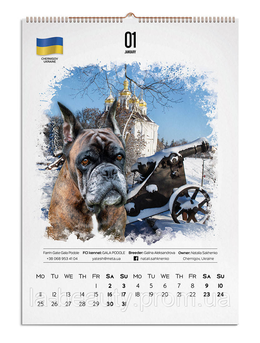 Дизайн настінних календарів