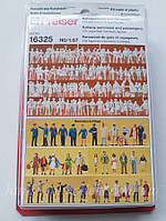 Preiser 16352 Набор человечков - на железнодорожном вокзале комплект 120 штук, масштаба 1:87