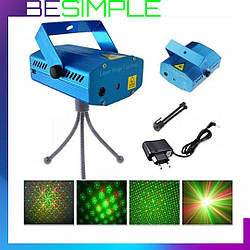 Диско лазер 4 в 1 LASER HJ08 / Лазерний проектор