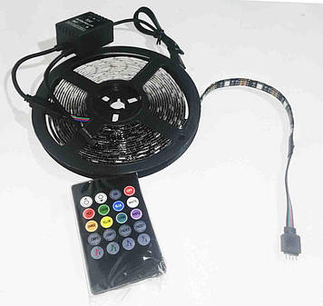 Стрічка RGB LED 5V 5050, з мікрофоном