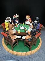 Колекційна статуетка Veronese Собаки грають у покер 76238YA. Статуетки собак