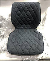 Стілець Greg CH-Base шеніл сірий SH — 1 на хромованій опорі-бліні, поворотний із регулюванням висоти, фото 6