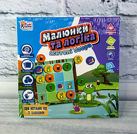 Гра настільна "Малюнки та логіка Жителі озера" UKB-B0030 96252 Fun Game