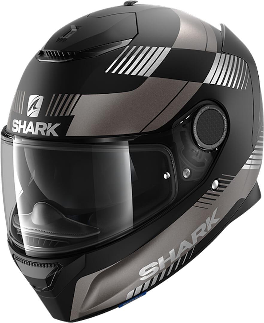 Мотошолом Shark Spartan Strad (чорний)