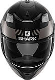 Мотошолом Shark Spartan Strad (чорний), фото 2