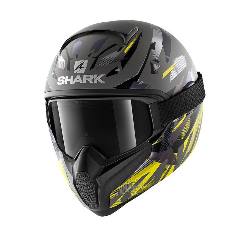 Мотошолом Shark Vancore 2 Kanhji (жовтий)