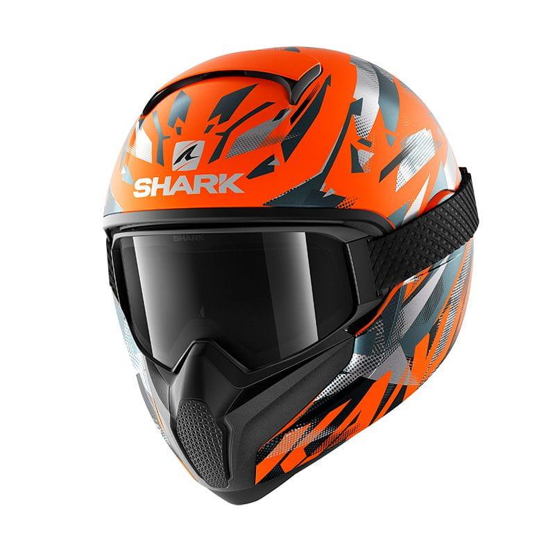 Мотошолом Shark Vancore 2 Kanhji (жовтогарячий)
