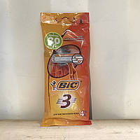 Верстат для гоління BIC чоловічий одноразовий для чутливої шкіри 4 шт