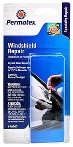 Permatex 16067 Ремонт сколів лобового скла «Бичаче око» - Buliseye™ Windshield Repair Kit