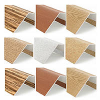 Кут ПВХ універсальний ламінований — в асортименті кольорів.