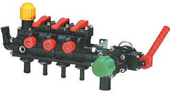 Розподільник з додатковим краном