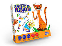 Настольная игра Bingo Ringo Danko Toys GBR-01-01U Бинго Ринго Лото алфавит животные цвета развивающая детей