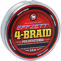 Шнур DAM Effzett 4-Braid 125m 0.15mm 6.58g (15lb) (moss green)