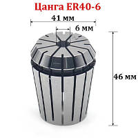 Цанга ER40-6 мм