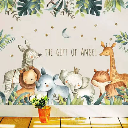 Наклейка на стіну в дитячу, шафи, вітрини "The Gift of Angel" 56см*96см" (лист 60*90см), фото 2