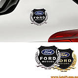 Авто значок Ford Motors наклейка на машину авто наклейки значки марки машин на кузов бампер скло двері капот крила багажник, фото 5