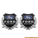 Авто значок Ford Motors наклейка на машину авто наклейки значки марки машин на кузов бампер скло двері капот крила багажник, фото 4