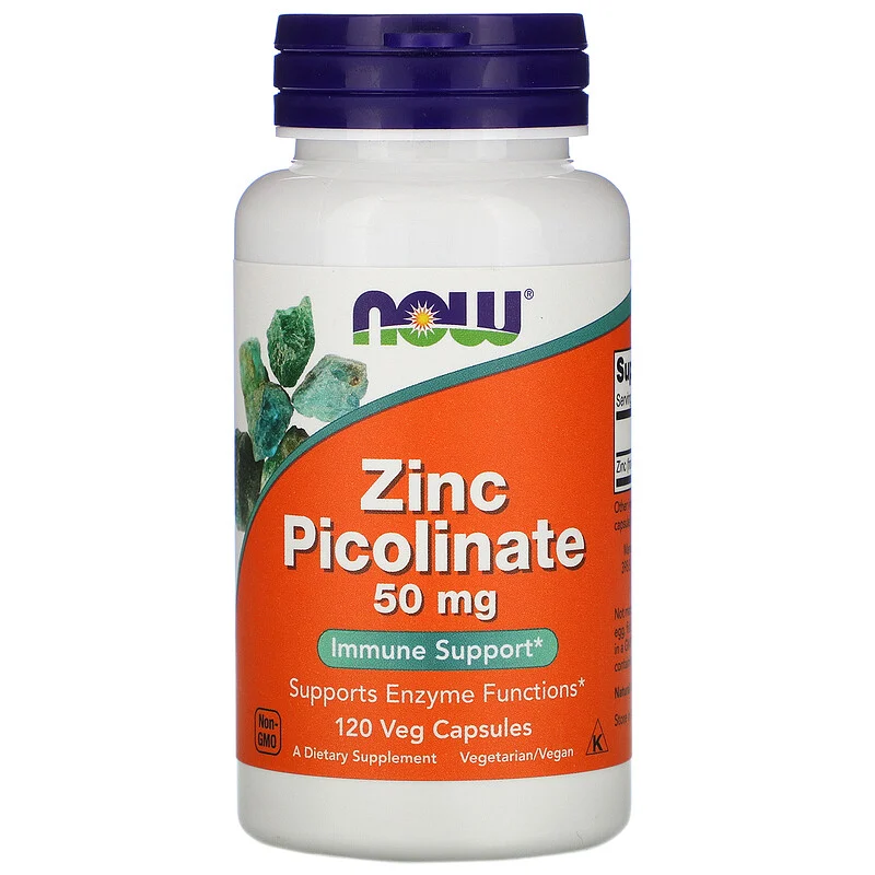 Zinc Picolinate 50 мг Now Foods 120 капсул