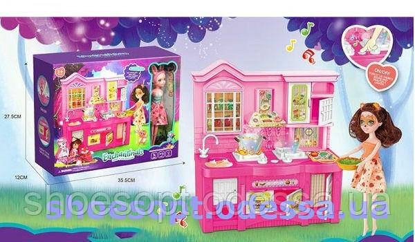 Лялька Енчантималс Enchantimals з кухнею, світло, звук