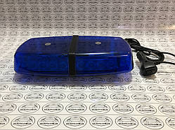Світлова панель проблесковая LED - 640 синя 12-24В. Проблисковий маячок