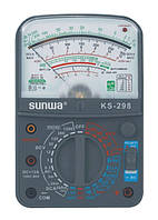 Мультиметр аналоговий SUNWA KS-298 (1000В, 5A, 20МОм, звукова продзвонювання, тест батарей, hFE)