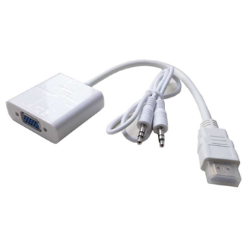 Перехідник HDMI to VGA + audio, адаптер-конвертер (KG-894)