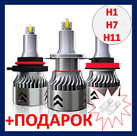 LED H4 12V 6000K 12 SMD 3030