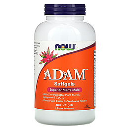 Вітаміни ADAM Superior men's Multi Now Foods 180 капсул