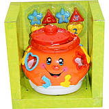 Розвивальна логічна іграшка Співаючий Горщик — сортер, фото 2