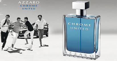 Azzaro Chrome United туалетна вода 100 ml. (Азаро Хром Юнайтед), фото 3