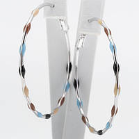 Сережки Кільця Xuping Родій Радість