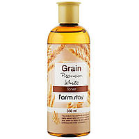 Тонер для лица с экстрактом ростков пшеницы FarmStay Grain Premium White Toner 350 мл