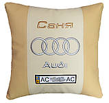 Подушка сувенірна з логотипом авто ауді Audi, фото 4
