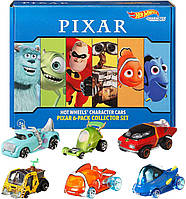 Набір машинок Гот Вілс Дісней 6 шт Hot Wheels Character Cars 6-Pack Disney and Pixar