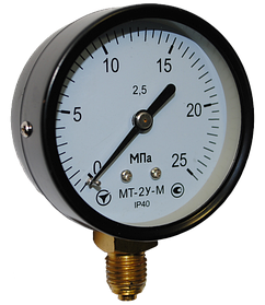 Манометр МТ-2У-М радіальний 25 МПа кл. 2,5 М12х1,5