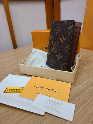 Візитниця-картхолдер Louis Vuitton шкіра в коробці, фото 2