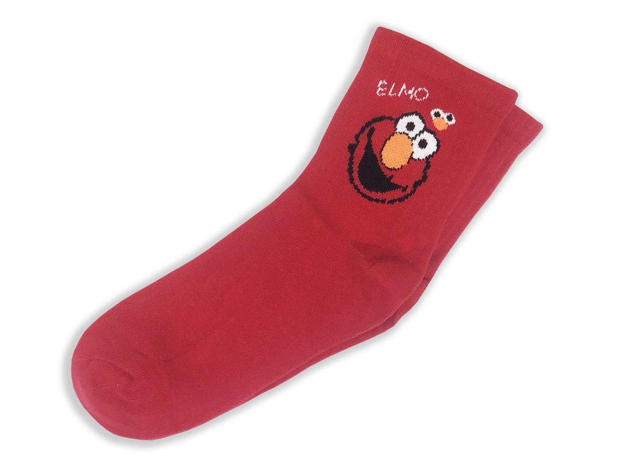 Шкарпетки Neseli Athletic ELMO червоні , One size (37-43)