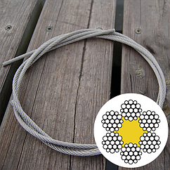 Канат сталевий 19,5 мм ГОСТ 2688-80