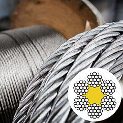 Канат сталевий 22,5 мм ГОСТ 2688-80