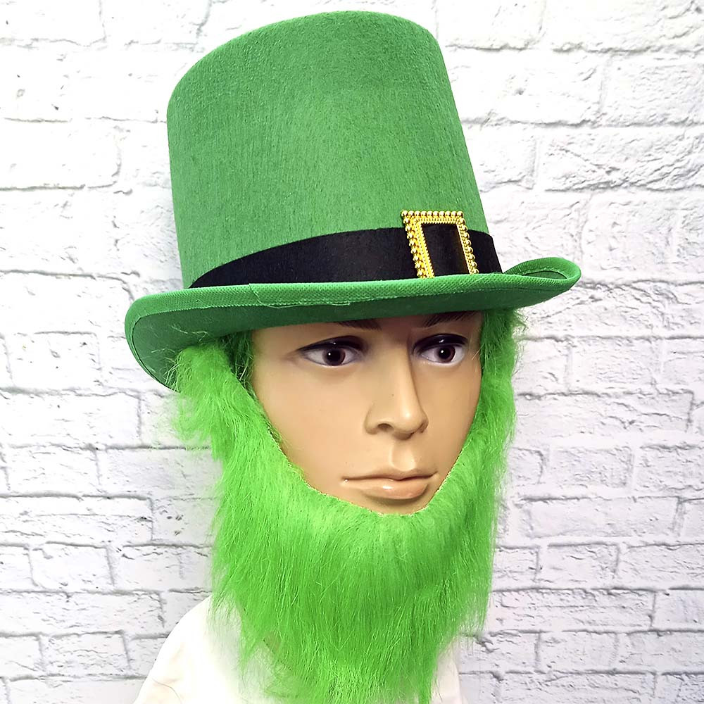 Шляпа Лепрекона с зеленой бородой 1005584184