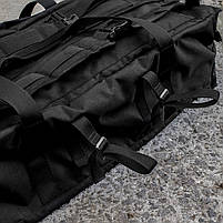 Тактична Рюкзак-сумка Мандрівник 80л Чорний, фото 8