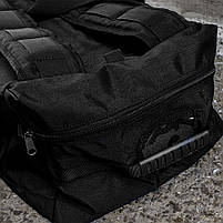 Тактична Рюкзак-сумка Мандрівник 80л Чорний, фото 7