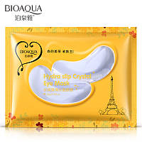 Гідрогелеві патчі під очі з екстрактом квітів Bioaqua Hydra Slip Crystal Eye Mask (7.5 г)