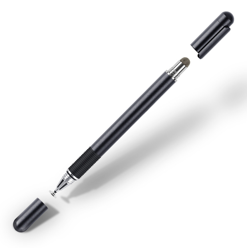 Універсальний Стилус SK 2 в 1 Capacitive Drawing Ball Point Black