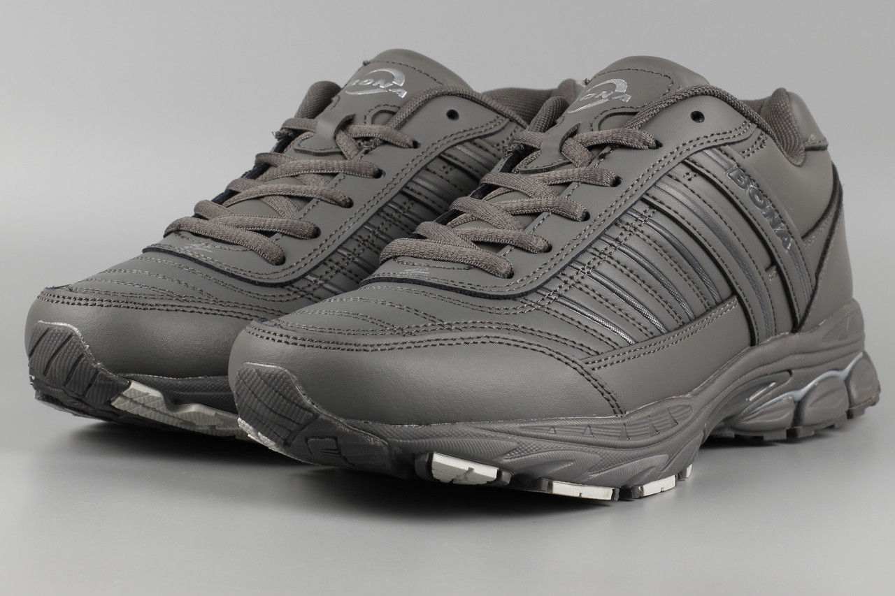 Кросівки чоловічі сірі Bona 800F Бона Розміри 43 46, фото 1