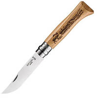 Ніж Opinel 8 Олень, рукоять дуб