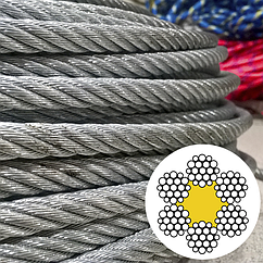 Канат сталевий оцинкований 4,8 мм ГОСТ 2688-80